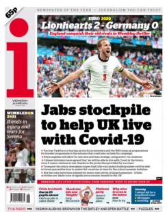 The i – Jab stockpile to help UK live with Covid-19