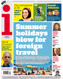 The i – Summer holidays bow for foreign travel