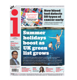 The i – Summer holiday boost as UK’s green list grows