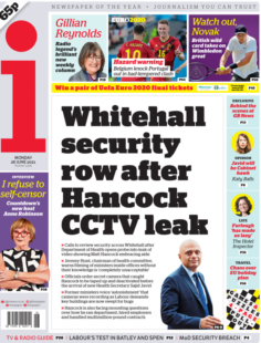 The i – Whitehall security row after Hancock CCTV leak