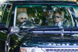 Queen spotted driving around Sandringham estate for first time since Philip’s death