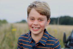 Prince George grins in eighth birthday photo with a sweet nod to Prince Philip