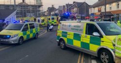 Six injured after car ploughs into pedestrians outside pub in South Wales