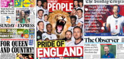 Sunday Papers: Euro 2020 England vs Italy – ‘The Pride of England’