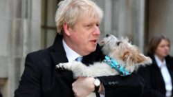 Boris Johnson says his dog Dilyn keeps ‘exercising his romantic urges on people’s legs’