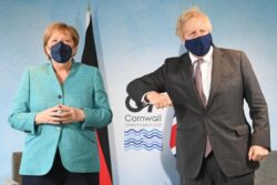 Boris Johnson to welcome Angela Merkel for last UK visit as Germany’s leader