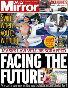 The Daily Mirror – Covid-19: Facing the future