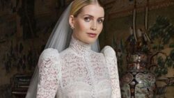 Diana’s niece Lady Kitty Spencer weds fashion tycoon Michael Lewis, 62