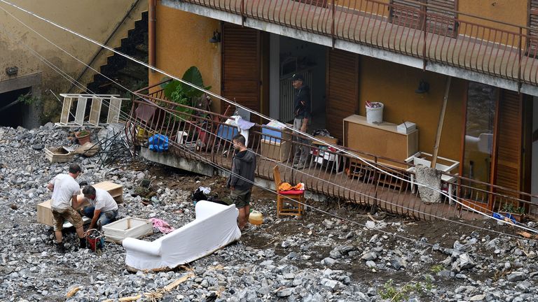 Italy flooding: Dozens rescued amid landslides and heavy rain