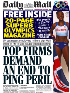 Daily Mail – ‘Top firms demand end to ping peril’