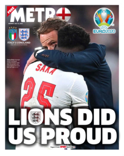 The Metro – Euro 2020 – Lions did us proud