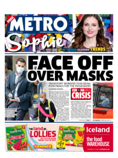 The Metro – Face off over masks