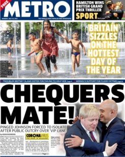 The Metro – Chequers mate – PM shamed into U-turn