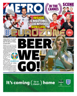 Metro – Euro 2020: 30m pints as fans cheer on England