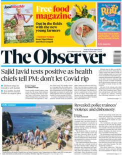 The Observer – Sajid Javid tests positive, Health chiefs warning