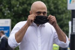 Anger over Sajid Javid’s advice to not ‘cower’ from Covid