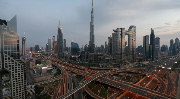 Magnificent skyline in Dubai, the United Arab Emirates. Lebanese fleeing collapse at home seek security, salaries in UAE