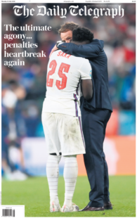 The Daily Telegraph – Penalties heartbreak again’