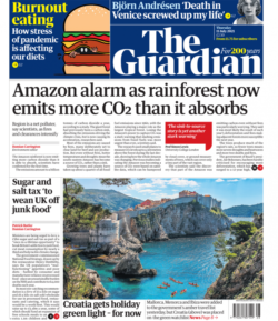 The Guardian – Amazon rainforest emits more CO2 than it absorbs