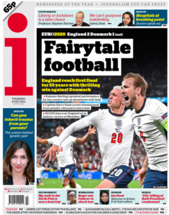 The i – Euro 2020: Football fairytale, England win 2-1
