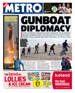 The Metro – Gunboat diplomacy