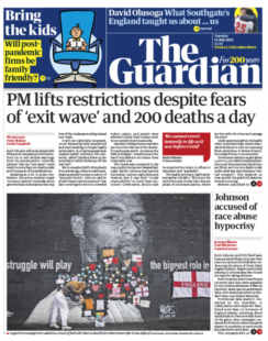 The Guardian – PM lifts restrictions despite fears