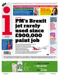 The i – PM’s Brexit jet rarely used since £900K paint job