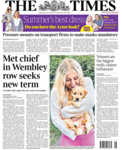 The Times – Met Police Chief in Wembley Row Seeks New Term