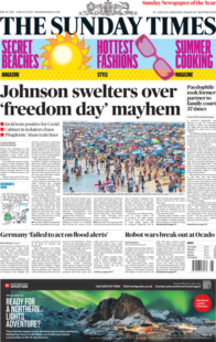 Sunday Times – PM swelters over Freedom Day mayhem