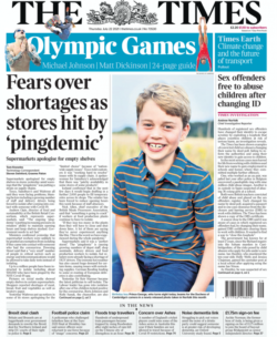 The Times – Fears over shortages as stores hit by ‘pingdemic’