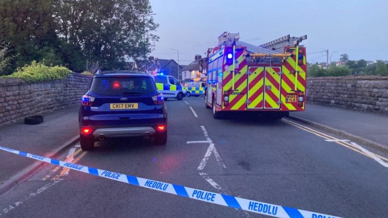 Six injured as car drives into crowd outside pub 