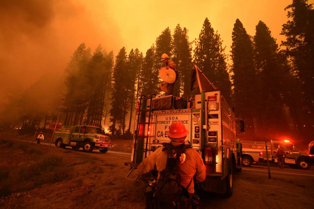 Caldor fire news - latest from California wildfires as the fires rage on through the night to cause havoc for those trying top escape.