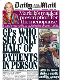 Daily Mail – ‘GPs who see half of patients in person’