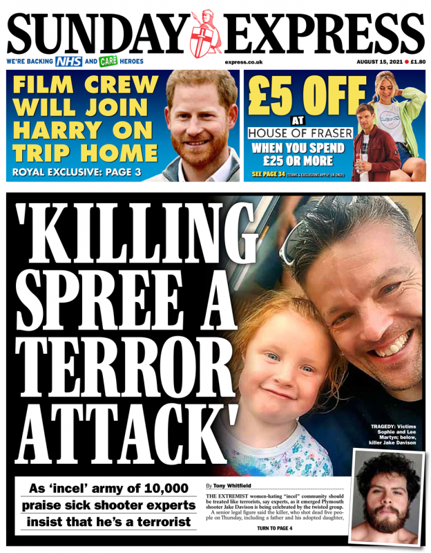 Sunday Express - ‘Killing Spree A Terror Attack’