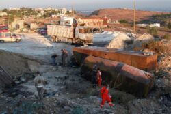 Lebanon fuel tanker explosion kills at least 20