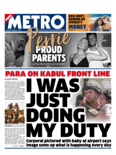 The Metro – Para on Kabul front line: ‘I was just doing my duty’