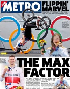 Metro – Olympics ‘another glittering day for Team GB’