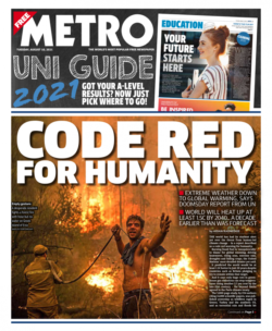 The Metro – ‘Code red for humanity’