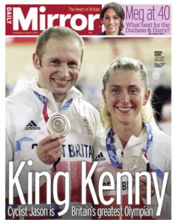 Daily Mirror – Tokyo 2020 Team GB ‘King Kenney’