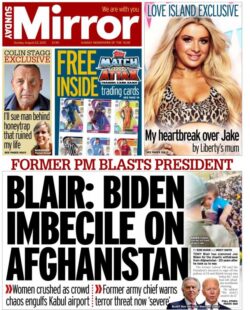 Blair: Biden imbecile on Afghanistan
