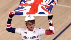 Team GB’s Matt Walls wins omnium cycling gold