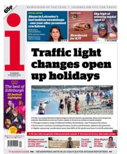 The i – ‘traffic light changes open up holidays’