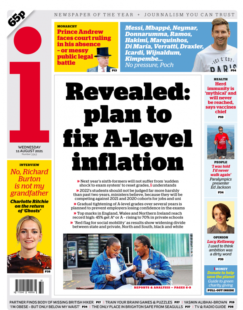 The i – Revealed: ‘Plan to fix A-level inflation’