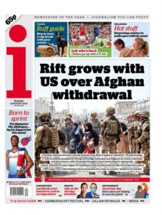 The i – ‘Rift grows with US over Afghanistan withdrawal’