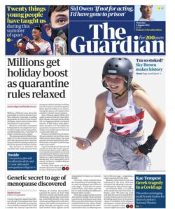 The Guardian – ‘Millions get holiday boost, rules relax’