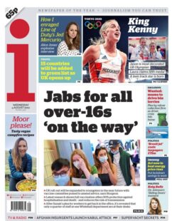 The i – ‘Jabs for all over-16s on the way’