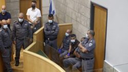 Four recaptured Palestinians appear in Israeli Occupation court