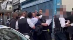 Dozens of people rushed to help the 13-year-old child during the stop-and-search by Met police officer in Streatham