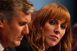 Labour's deputy leader Angela Rayner has found herself caught in a scandal after she branded Tory ministers "a bunch of scum" at a Labour conference event.