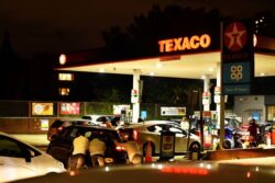 Early-hours chaos as drivers push cars to petrol pumps amid mammoth fuel queues